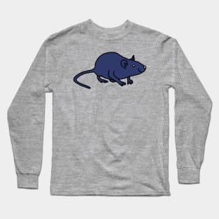 Blue Rat Long Sleeve T-Shirt